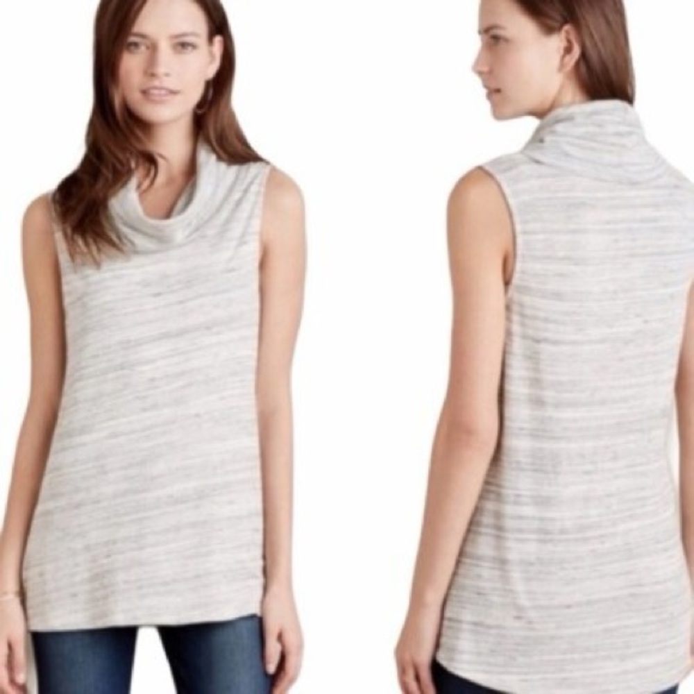 Anthropologie Dolan Left Coast Turtleneck Cowl Mock Neck Top, Size Medium